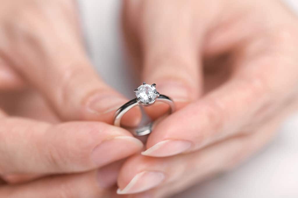 A $3,000 diamond engagement ring