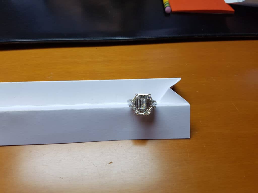 5 Carat Custom Engagement Ring by Abe Mor
