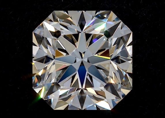 A half a carat G color Quadex cut Diamond